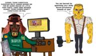 2soyjaks angry arab ban_hammer clothes computer euromutt hat islam janny meta:tagme my_little_pony sandaryan_(namefag_shitskin) saudi_arabia shitskin subvariant:euromutt subvariant:muscular_chud variant:chudjak variant:markiplier_soyjak // 2241x1320 // 1.4MB