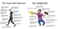 blond chad incel meme meta:nas pikachu soy soyboy variant:unknown virgin virgin_vs_chad // 1440x738 // 167.4KB