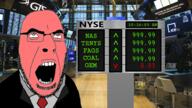 angry clock clothes coal faggot gem irl_background looking_up nas new_york red_skin screen stock stock_market suit text tranny variant:cobson // 1920x1080 // 2.1MB