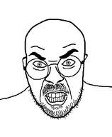 angry beard glasses round_glasses soy teeth variant:clittyjak // 504x612 // 64.4KB