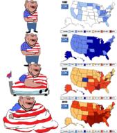 amerimutt brown_skin cart clothes ear fat flag:united_states full_body hair lips map mutt obese open_mouth soyjak stubble subvariant:impish_amerimutt teeth united_states variant:impish_soyak_ears // 1125x1281 // 1.3MB