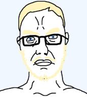 a10_eyes aryan blond blue_eyes hybrid moustache nordic self_insert stubble subvariant:chudsoi template variant:chudjak variant:soyak white_skin yellow_hair // 700x780 // 16.5KB