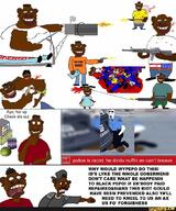 angry back big_lips black_lives_matter black_skin derek_chauvin george_floyd minneapolis nigger police sheeeit shieet text tyrone variant:soyak // 872x1044 // 198.1KB