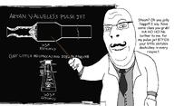 blackboard design doohickey engine english_text glasses lab_coat necktie pulsejet scientist steam steam_engine subvariant:nucob text variant:cobson // 1581x965 // 104.8KB