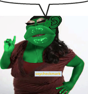 big_lips black_hair check checkmark closed_eyes dark_hair ear eyelashes fat female green_skin hair lips long_hair long_nails makeup meta:namefags nigger queen sassy sheboon shitskin soycheckmark_(user) speech_bubble speech_bubble_empty subvariant:chinkmutt subvariant:sassy_brandon text tranny troon variant:brandon variant:meximutt variant:poopson white_background