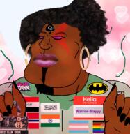 Warrior-Z(user) afghanistan asian batman bbc bnwo christianity commie communism earring faggot flag flag:afghanistan flag:india flag:iraq flag:norway flag:transgender_pride_flag fnf friday_night_funkin' gay hammer_and_sickle hello_my_name_is_(sticker) iraq islam kratos make_up meta:revjak mudslim mudslime name_tag namefags nigger norway pajeet pisslam queen_of_spades red_star revjak rule34 shitskin slay slopjak speech_bubble speech_bubble_empty stinky subvariant:mexiaryan sweating taliban tranny trans variant:meximutt // 886x910 // 877.4KB