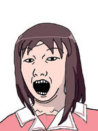 anime artist:redorange1100k azumanga_daioh brown_hair clothes kasuga_ayumu kuz open_mouth school_uniform variant:kuzjak white_skin // 810x1080 // 80.6KB