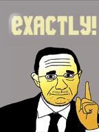 animated big_ears big_nose clothes exactly funny glasses hair hell necktie pointing short_hair stubble suit suit_and_tie sun text variant:thirtyfivejak watch // 480x640 // 465.4KB