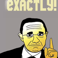 animated big_ears big_nose clothes exactly funny glasses hair hell necktie pointing short_hair stubble suit suit_and_tie sun text variant:thirtyfivejak watch // 480x640 // 465.4KB