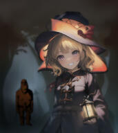 anime black_skin blurred_background clothes dark happy_merchant hat lantern megumin nas:happy_jewish nas:merchant rape stable_diffusion subvariant:hornyson variant:cobson // 910x1024 // 411.8KB