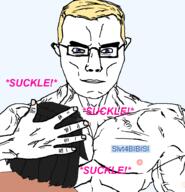 OP_HERE_I_TRANSHEART_GOONING_TO_P_EVERY_DAY_BECAUSE_IM_A_TRANNY_SHITSKIN_NIGGER_PEDO Slvt4BIBISI Slvt4BIBISI_(namefag) artist:Slvt4BIBISI aryan blond blue_eyes breastfeeding hand hand_on_face meta:tagme namefags subvariant:muscular_chud variant:chudjak variant:soytan white_skin // 895x929 // 93.0KB