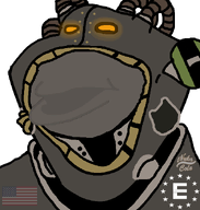 enclave fallout fallout_2 lips logo mutt no_ears nuka_cola power_armor series:muttverse subvariant:impish_amerimutt united_states variant:impish_soyak_ears // 599x627 // 48.1KB