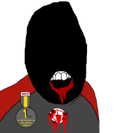 badge blood blood_from_mouth blood_on_face clothes dying execution gunshot gunshot_wound mask masked soot_colors soyjak target teeth variant:feraljak // 1400x1630 // 161.3KB