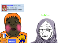 arrow award blush comment cordtroon glasses hijab iran meta:namefags mouth_closed odessanbvll(namefag) orange_hair orange_shirt shitskin stubble subvariant:hunky_twink_sex_machine subvariant:soyak_(concerned) text variant:alicia variant:soyak white_background white_skin zarty // 800x600 // 290.8KB