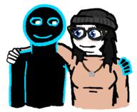 avengers b_b_ghast_(namefag) beanie glasses meta:tagme necklace variant:soytan // 450x370 // 7.5KB