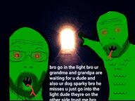 conspiracy_theory death dog reptilian snake variant:two_pointing_soyjaks // 1400x1050 // 309.1KB