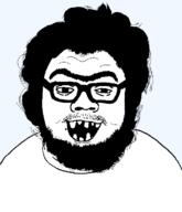 crooked_teeth glasses hairy mustache open_mouth template thick_eyebrows transparent_background ugly variant:bapjak // 587x682 // 18.3KB