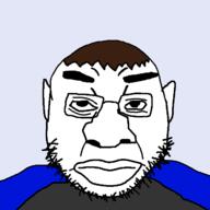 beard brown_hair closed_mouth ear glasses jake jakparty_soy jartycuck stubble variant:quanjak // 640x640 // 10.3KB