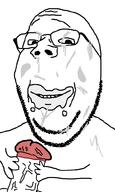 cock cum cum_slut cumshot dick glasses looking_at_you penis smile soyjak stain stubble subvariant:wholesome_soyjak variant:gapejak // 600x1000 // 24.9KB