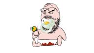 animated baby blood dance glasses neovagina pacifier period rattle small_eyes soyjak stubble toy variant:gapejak // 1280x720 // 228.6KB