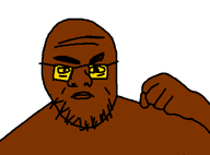 fist glasses punching smile soyboy stubble variant:punchjak wrinkles // 596x440 // 4.7KB