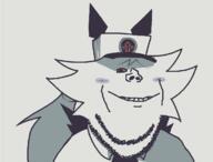 clothes fundamental_paper_education hair hat mister_barrel mister_barrel_(fpe_advanced_class) security_guard smile variant:impish_soyak_ears // 1171x891 // 27.0KB