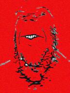 angry blur distorted frown glasses red soyjak stretched_mouth stubble variant:gapejak // 600x800 // 1.2MB