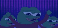 3frogs amphibian animated club dance frog green_skin looking_to_the_right loop music nas:pepe pepe pepe_the_frog subnas:apu video // 864x420, 8s // 867.0KB