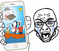 baby boat children cloud cookies crying deformed family grandma heaven holding_phone memory multiple_soyjaks sea showing_phone subvariant:annabelle subvariant:jacobson subvariant:wholesome_soyjak subvariant:wholyjak sun variant:a24_slowburn_soyjak variant:gapejak variant:rupturejak water waves waving // 2160x1884 // 1.3MB