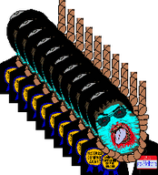 3dgifmaker ack animated award blue clothes dark_skin epx7fclhdrp_(namefag) gill_koyim_(namefag) glasses glowing hello_my_name_is_(sticker) meta:leaky meta:namefags red_eyes rope subvariant:hunky_twink_sex_machine suit sunglasses variant:alicia // 250x250 // 432.0KB