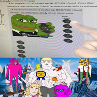 ack ack! admin amphibian arachnid arch_linux arthropod aryan award banana_split_ice_cream blond blue_eyes blue_tongue brown_eyes buff condiment doll doll_(user) exoskeleton ext=mp4 fashion fefe fefe_the_scorpion fefe_won female frog gyaru gyarujak hanging hyperborea janny jimbo_(namefag) jimbo_(user) magenta_skin meta:leaky meta:namefags meta:not_an_insect multiple_legs multiple_soyjaks mustard mustard_(user) nas:fefe nas:pepe noose pepe pepe_the_frog pincer quote quote_(user) quote_admin scorpion smile smug subvariant:himeson subvariant:jellybean subvariant:soygirl subvariant:vlodaryan tail tongue_out variant:bernd variant:cobson variant:flubbert variant:soyak variant:vlodson video vlodson_won white_hand white_hands white_skin yellow_skin // 1080x1080, 10.4s // 1.7MB