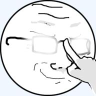 circlejak closed_mouth glowing hand smile smirk smug soyjak variant:soyak // 553x552 // 68.7KB