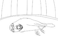 ack animal bird black_and_white cage canary coal coal_alert coal_canary dead front_facing mouth_open variant:bernd variant:gapejak // 756x525 // 31.9KB