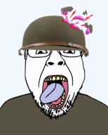 ack gore helmet m1_helmet military military_uniform soldier tongue tongue_out variant:bernd // 4793x5978 // 3.1MB