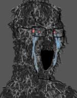bloodshot_eyes crying gigachad soyjak stretched_mouth stubble variant:cryboy_soyjak // 785x1000 // 605.1KB
