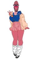 amerimutt anime award beard blush bowtie breasts clothes europe european_union female flag:european_union full_body half_open_mouth heart jacket lips most_obsessed_faggot_award pink_skin shitskin skirt smile sock subvariant:euromutt variant:markiplier_soyjak // 1214x2048 // 1.1MB