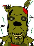 artist:Mick blood brain broken decay drool five_nights_at_freddy's five_nights_at_freddy's_3 rabbit springtrap stink_lines subvariant:chudplier variant:chudjak variant:markiplier_soyjak wires // 600x800 // 37.5KB