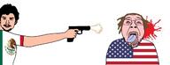 american_flag blood blood_splatter flag:mexico flag:united_states mexican_flag mexico shooting soyjak united_states usa_flag // 1280x491 // 58.0KB