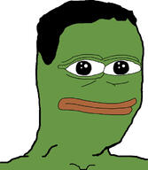 amphibian frog green_skin hair lips nas:pepe pepe_the_frog series:fusionjaks soyjak variant:chudjak // 640x734 // 61.0KB