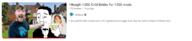bowtie bride closed_mouth clothes glass hair holding_object mr_beast smile soyjak thumbnail tuxedo variant:chudjak wine youtube // 1068x229 // 166.6KB