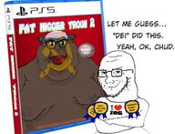 amerimutt award bald beard big_lips black_skin clothes ear fat game glasses i_love judaism looking_at_you nigger playstation reupload shirtless smug spiderman star_of_david text tranny transgender_flag ubisoft video_game yellow_eyes zog // 1222x936 // 123.0KB
