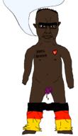 dark_skin flag flag:germany flag:turkiye german_text germany gore heart no_dick speech_bubble speech_bubble_empty subvariant:chudjak_front subvariant:obsessedchud tattoo text turkiye variant:chudjak // 1092x1911 // 61.6KB
