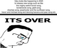 2025 borderlands closed_eyes closed_mouth clothes crying glasses grand_theft_auto hair its_over meme mighty_switch_force plants_vs_zombies roblox sad shantae shovelware_studios text ulpu variant:chudjak video_game // 600x500 // 48.8KB