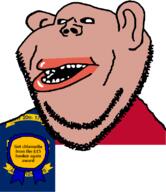 1775 1776 amerimutt april april_12 award black_sclera brown_skin chlamydia clothes dollar ear flag flag:north_carolina lips may may_20 mutt north_carolina open_mouth prostitute prostitution soyjak state stubble subvariant:impish_amerimutt text united_states variant:impish_soyak_ears // 685x793 // 42.8KB