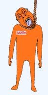 ack arm bald bloodshot_eyes crying eyebrows foot full_body glasses hand hanging jubille_(user) leg name_tag nose open_mouth orange_skin rope stubble suicide teeth text tongue transparent_background variant:bernd wrinkles yellow_teeth // 1300x2540 // 148.1KB
