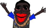 big_lips drawing hand hands_up jartycuck nigger noose pedophile redraw slopjak smile // 2042x1246 // 207.3KB