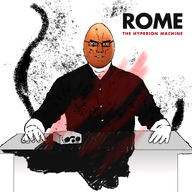 album_cover arm clothes egg glasses music rome_(band) subvariant:muscular_chud text variant:chudjak // 1200x1200 // 804.6KB