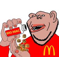 amerimutt big_mac bottle fat mcdonalds meds pills schizo subvariant:impish_amerimutt variant:impish_soyak_ears // 1170x1134 // 213.4KB