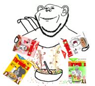 angry animal arm berry bowl bug cereal closed_eyes closed_mouth clothes doctor ear food foodjak fruit glasses glowing glowing_eyes hair hand hat holding_object honey licking_lips multiple_soyjaks neutral nut open_mouth pink_background smile soy soyjak soylent speech_bubble spoon strawberry stubble subvariant:dr_soystein subvariant:feralsquirrel subvariant:neutralplier subvariant:wholesome_soyjak subvariant:wholesome_squirrel text thrembo thumbs_up tongue trend:glowie trend:squirreljakking variant:a24_slowburn_soyjak variant:bernd variant:feraljak variant:gapejak variant:impish_soyak_ears variant:markiplier_soyjak white_hair // 768x701 // 296.6KB