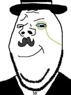 fancy half_closed_eyes meta:tagme mustache op_is_a_retarded_lazy_faggot_for_not_tagging_his_own_shit smug subvariant:wholesome_soyjak top_hat tuxedo variant:gapejak // 450x600 // 49.6KB